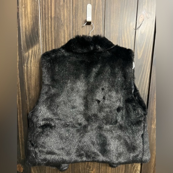 Worthington Faux Fur Mink Dark Brown Womens Vast Size L/G - Picture 9 of 9